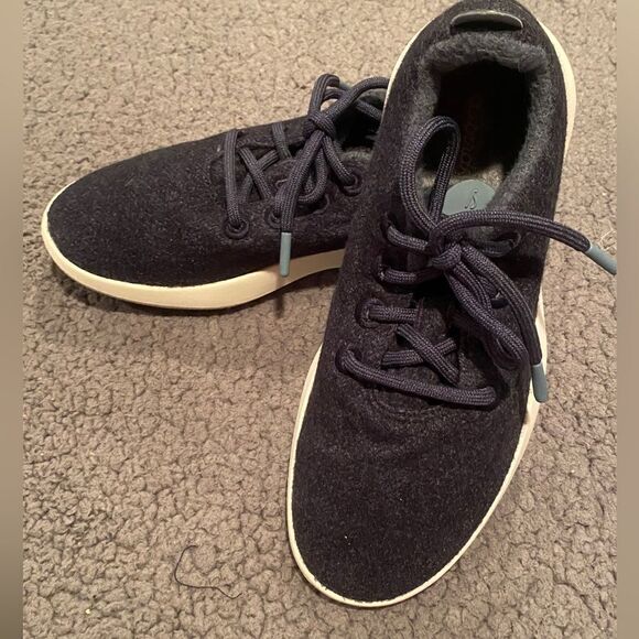 Allbirds Wool Running Shoe Size 9W Natural White Soles - Picture 3 of 8